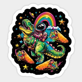 Cat Dinosaur Jungle Sticker